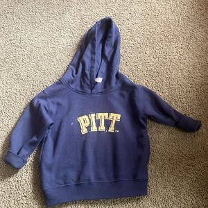 Official PITT gear toddler hoodie sweatshirt